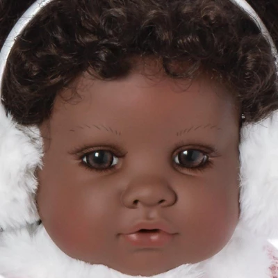 Adora Realistic Black Baby Doll Winter Dream Toddler Doll - 20 Inch, Soft CuddleMe Vinyl, Dark Brown Hair, Brown Eyes 3 Adora Realistic Black Baby Doll Winter Dream Toddler Doll - 20 Inch, Soft CuddleMe Vinyl, Dark Brown Hair, Brown Eyes