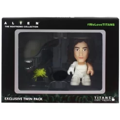 Nerd Block Alien Titan 3" Vinyl Figure 2-Pack: Pre-Suit Ripley & Acid Alien