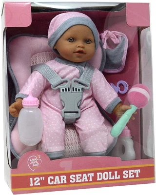 The New York Doll Collection 12 Inch Car Seat Doll Set 11 The New York Doll Collection 12 Inch Car Seat Doll Set - Image 9