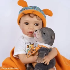 Paradise Galleries Reborn Baby Doll Boy Puppy Love, Magnetic Pacifier, Rooted Hair, 19 Inch Doll Made In SoftTouch Vinyl 12 Paradise Galleries Reborn Baby Doll Boy Puppy Love, Magnetic Pacifier, Rooted Hair, 19 Inch Doll Made In SoftTouch Vinyl -Toy Promotion GUEST 78340975 4a83 4172 8b2b d491f5faf2f3
