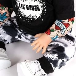 Paradise Galleries Reborn Toddler Boy Doll Lil' Rebel, 21 Inch With Black Rooted Hair And Blue Eyes, Made In GentleTouch Vinyl -Toy Promotion GUEST 7983c174 7116 4973 8a63 7979d95ff706