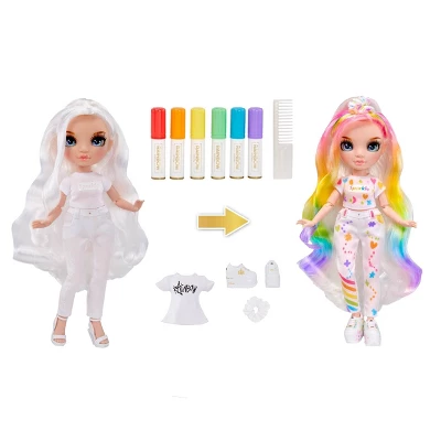 Rainbow High Color & Create DIY Fashion Doll - Blue Eyes/Straight Hair 3 Rainbow High Color & Create DIY Fashion Doll - Blue Eyes/Straight Hair