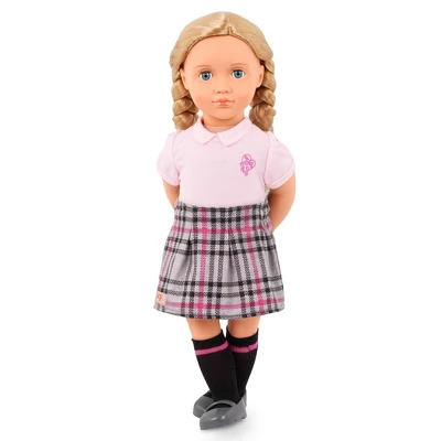 Our Generation Hally With Storybook & Accessories 18" Posable School Doll 4 Our Generation Hally With Storybook & Accessories 18" Posable School Doll - Image 2