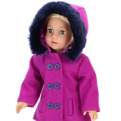 Sophia's - 18" Doll - Fuchsia Peacoat, Star Print Leggings & Hot Pink Ankle Boots -Toy Promotion GUEST 7ed7db13 a16b 4737 8161 abe2a208a3a2