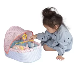 Manhattan Toy Stella Collection Soft Baby Doll Crib With Removable Canopy And Mobile For 12" To 15" Baby Dolls -Toy Promotion GUEST 7ef4ffa5 e98d 4d9c 9a9b 6f3b703d9684