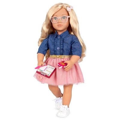 Our Generation Emily Posable 18" Party Planner Doll & Storybook 5 Our Generation Emily Posable 18" Party Planner Doll & Storybook - Image 3
