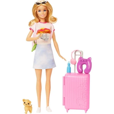 Barbie Doll And Accessories Travel Set With Puppy 5 Barbie Doll And Accessories Travel Set With Puppy - Image 3