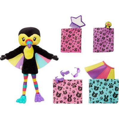 Barbie Cutie Reveal Jungle Series Toucan Doll 5 Barbie Cutie Reveal Jungle Series Toucan Doll - Image 3