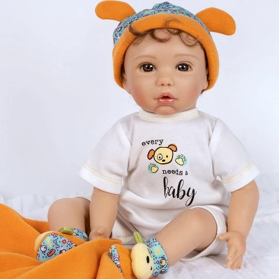 Paradise Galleries Reborn Baby Doll Boy Puppy Love, Magnetic Pacifier, Rooted Hair, 19 Inch Doll Made In SoftTouch Vinyl 9 Paradise Galleries Reborn Baby Doll Boy Puppy Love, Magnetic Pacifier, Rooted Hair, 19 Inch Doll Made In SoftTouch Vinyl - Image 7