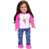 Sophia’s Moose Print Winter Pajamas & Fuzzy Slipper Set For 18” Dolls, Blue/Pink 2 Sophia’s Moose Print Winter Pajamas & Fuzzy Slipper Set For 18” Dolls, Blue/Pink -Toy Promotion GUEST 8a6ceafb 7c8b 42ef 8fcd 85eba7ded495