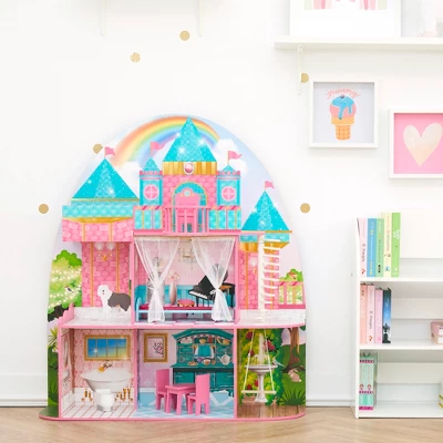 Olivia's Little World By Teamson Kids Furnished Castle Dollhouse For 12" Dolls 4 Olivia's Little World By Teamson Kids Furnished Castle Dollhouse For 12" Dolls - Image 2
