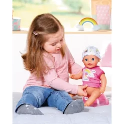 BABY Born Lil' Girl Baby Doll - Blue Eyes -Toy Promotion GUEST 8d53bd76 d693 4d14 9d8e 8666870002f5