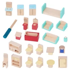 Olivia's Little World Kids Buildable Furnished Wooden Dollhouse For 3.5" Dolls 13 Olivia's Little World Kids Buildable Furnished Wooden Dollhouse For 3.5" Dolls -Toy Promotion GUEST 8d53ca94 6c47 42c3 ab72 2a427297b837