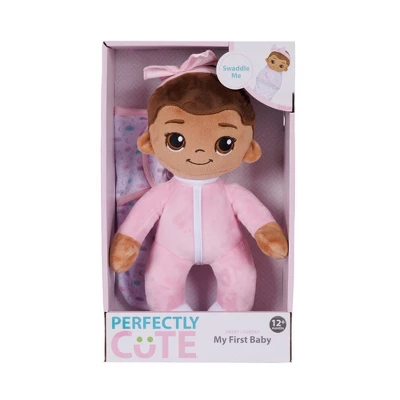 Perfectly Cute My First Plush Baby Doll - Brown Hair/Brown Eyes 3 Perfectly Cute My First Plush Baby Doll - Brown Hair/Brown Eyes
