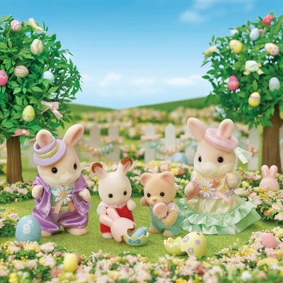 Calico Critters Easter Celebration Set, Limited Edition Dollhouse Playset With 2 Collectible Figures And Accessories 4 Calico Critters Easter Celebration Set, Limited Edition Dollhouse Playset With 2 Collectible Figures And Accessories - Image 2