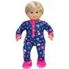 Sophia’s Hot Cocoa Pajama Onesie With Fuzzy Slippers For 15” Baby Dolls, Navy/Hot Pink -Toy Promotion GUEST 91cc005e 2e51 4708 9f0a 76045446f34b