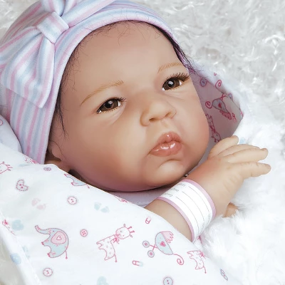Paradise Galleries Reborn Baby Doll In Lifelike Flextouch Silicone Vinyl Baby Bundles: Spoiled, 19 Inch, 7-Piece Ensemble 11 Paradise Galleries Reborn Baby Doll In Lifelike Flextouch Silicone Vinyl Baby Bundles: Spoiled, 19 Inch, 7-Piece Ensemble - Image 9