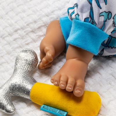 Paradise Galleries Reborn Baby Boy Doll, Wonderfully Made, 20 Inches, Weighted Body, 7-Piece Doll Set 4 Paradise Galleries Reborn Baby Boy Doll, Wonderfully Made, 20 Inches, Weighted Body, 7-Piece Doll Set - Image 2