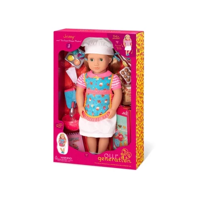 Our Generation Jenny With Storybook & Accessories 18" Posable Baking Doll 8 Our Generation Jenny With Storybook & Accessories 18" Posable Baking Doll - Image 6