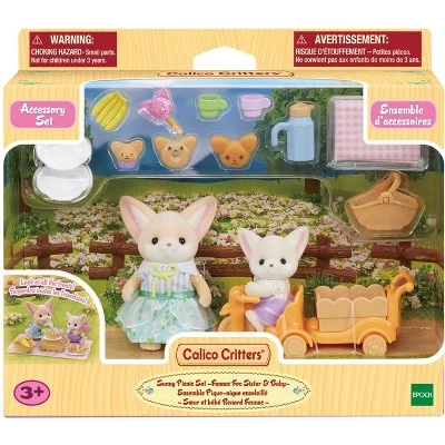 Calico Critters Sunny Picnic Set, Dollhouse Playset With 2 Collectible Figures And Accessories 5 Calico Critters Sunny Picnic Set, Dollhouse Playset With 2 Collectible Figures And Accessories - Image 3