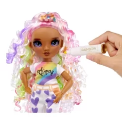 Rainbow High Color & Create DIY Fashion Doll - Purple Eyes/Curly Hair -Toy Promotion GUEST 98538444 cf01 4911 a1d1 f11b0069720b