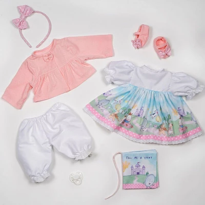 Paradise Galleries Reborn Toddler Girl Doll Story Time, 21 Inch With Light Blonde Hair And Blue Eyes, Made In SoftTouch Vinyl 6 Paradise Galleries Reborn Toddler Girl Doll Story Time, 21 Inch With Light Blonde Hair And Blue Eyes, Made In SoftTouch Vinyl - Image 4