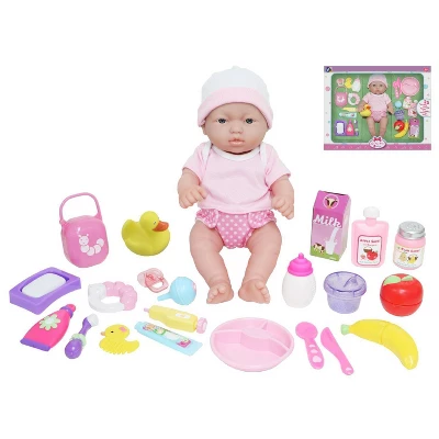 JC Toys Deluxe La Newborn 12" Doll All Vinyl Nursery 25 Piece Gift Set 5 JC Toys Deluxe La Newborn 12" Doll All Vinyl Nursery 25 Piece Gift Set - Image 3