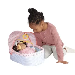 Manhattan Toy Stella Collection Soft Baby Doll Crib With Removable Canopy And Mobile For 12" To 15" Baby Dolls -Toy Promotion GUEST 9ca2b21e fb55 4312 9d3d 2da27518b136