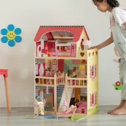 ShpilMaster Wooden Doll House With Toys And Furniture Accessories With LED Light For Ages 3+ 13 ShpilMaster Wooden Doll House With Toys And Furniture Accessories With LED Light For Ages 3+ -Toy Promotion GUEST 9f2dc976 b0c5 428c 9252 81650d503106