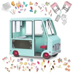 Our Generation Sweet Stop Ice Cream Truck With Electronics For 18" Dolls - Light Blue 24 Our Generation Sweet Stop Ice Cream Truck With Electronics For 18" Dolls - Light Blue -Toy Promotion GUEST a1c586dd ebff 4878 8e67 c5df05ad4fae