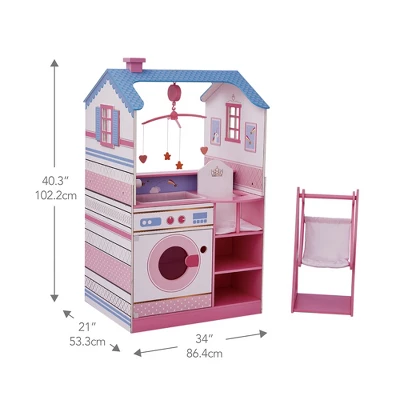 Olivia's Little World Childrens Wooden Doll Changing Station Dollhouse TD-11460W 8 Olivia's Little World Childrens Wooden Doll Changing Station Dollhouse TD-11460W - Image 6