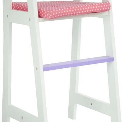 Olivia's Little World Little Princess Kids Baby Doll High Chair, Purple 6 Olivia's Little World Little Princess Kids Baby Doll High Chair, Purple - Image 4