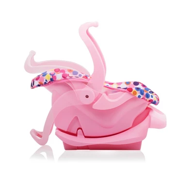 Joovy Baby Doll Car Seat - Pink Dot 4 Joovy Baby Doll Car Seat - Pink Dot - Image 2