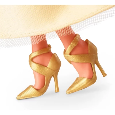 Barbie 13" Signature 2023 Holiday Collector Doll With Golden Gown And Light Brown Hair 5 Barbie 13" Signature 2023 Holiday Collector Doll With Golden Gown And Light Brown Hair - Image 3