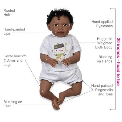 Paradise Galleries Reborn Baby Doll Kione, 20 Inch Girl In Soft Vinyl & Weighted Body, 8-Piece Set 7 Paradise Galleries Reborn Baby Doll Kione, 20 Inch Girl In Soft Vinyl & Weighted Body, 8-Piece Set - Image 5