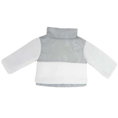 Sophia’s Fleece & Nylon Jacket For 18” Dolls, White/Silver 3 Sophia’s Fleece & Nylon Jacket For 18” Dolls, White/Silver
