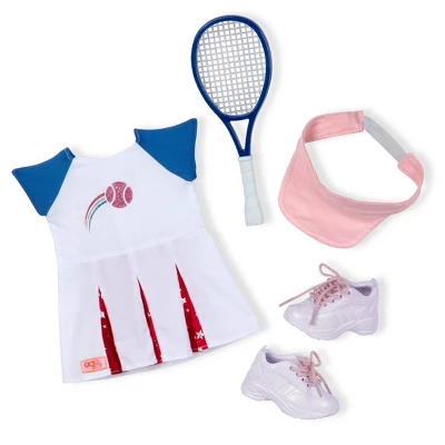 Our Generation Athletic Team Series 18" Tennis Player Doll - Imene 5 Our Generation Athletic Team Series 18" Tennis Player Doll - Imene - Image 3
