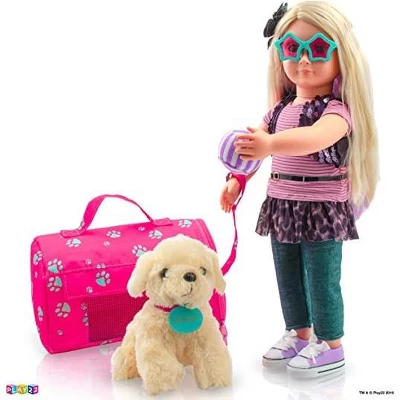 Plush Stuffed Puppy Dog 9 PCS Set For Baby Doll Accessories Fits For 18’’ American Girl Dolls - Play22Usa 4 Plush Stuffed Puppy Dog 9 PCS Set For Baby Doll Accessories Fits For 18’’ American Girl Dolls - Play22Usa - Image 2
