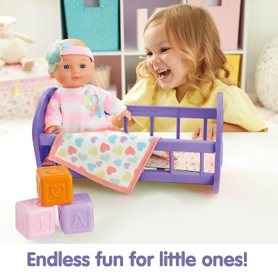 Kidoozie Lullaby Baby Playset - Soft Body Doll And Crib For Children Ages 2 And Older 3 Kidoozie Lullaby Baby Playset - Soft Body Doll And Crib For Children Ages 2 And Older