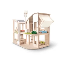 Plantoys| Green Dollhouse With Furniture