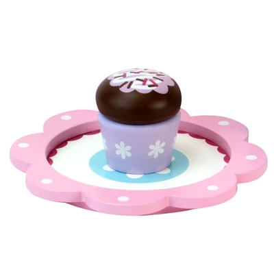 Sophia’s 9 Piece Wooden Cupcake Set, Multicolor 4 Sophia’s 9 Piece Wooden Cupcake Set, Multicolor - Image 2