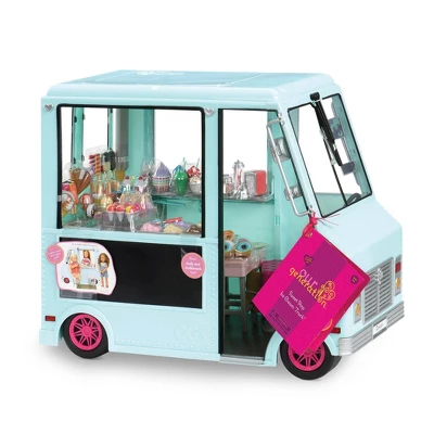 Our Generation Sweet Stop Ice Cream Truck With Electronics For 18" Dolls - Light Blue 14 Our Generation Sweet Stop Ice Cream Truck With Electronics For 18" Dolls - Light Blue - Image 12