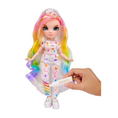 Rainbow High Color & Create DIY Fashion Doll - Blue Eyes/Straight Hair 6 Rainbow High Color & Create DIY Fashion Doll - Blue Eyes/Straight Hair - Image 4