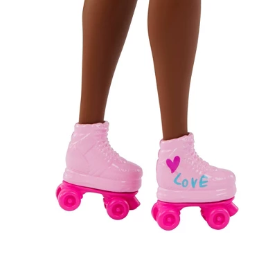 Barbie Doll With Roller Skates Fashion Accessories And Pet Puppy (Target Exclusive) 5 Barbie Doll With Roller Skates Fashion Accessories And Pet Puppy (Target Exclusive) - Image 3