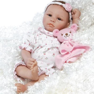 Paradise Galleries Lifelike & Realistic Newborn Reborn Baby Doll, Bundle Of Joy, 18-inch Weighted Baby In GentleTouch Vinyl, 5-Piece Set 6 Paradise Galleries Lifelike & Realistic Newborn Reborn Baby Doll, Bundle Of Joy, 18-inch Weighted Baby In GentleTouch Vinyl, 5-Piece Set - Image 4