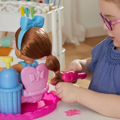 Baby Alive Sudsy Styling Baby Doll - Brown Hair 11 Baby Alive Sudsy Styling Baby Doll - Brown Hair - Image 9