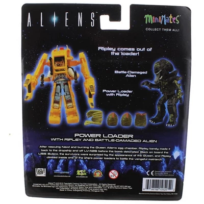 Diamond Comic Distributors, Inc. Aliens Deluxe Power Loader With Ripley & Battle-Damaged Alien Warrior Minimates 3 Diamond Comic Distributors, Inc. Aliens Deluxe Power Loader With Ripley & Battle-Damaged Alien Warrior Minimates