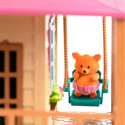 Li'l Woodzeez Toy House With Furniture 20pc - Honeysuckle Hillside Cottage 6 Li'l Woodzeez Toy House With Furniture 20pc - Honeysuckle Hillside Cottage - Image 4