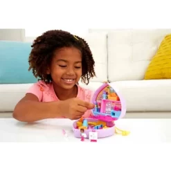 Polly Pocket Starring Shani Art Studio Compact Miniature Playset