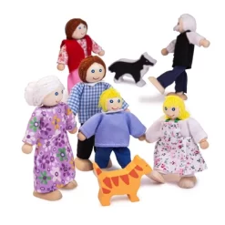 Bigjigs Toys Wooden Doll Family Set -Toy Promotion GUEST cdad620c d299 47a9 beb4 6b7de61a3dc3